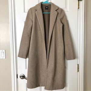 Zara Oatmeal Long Coat